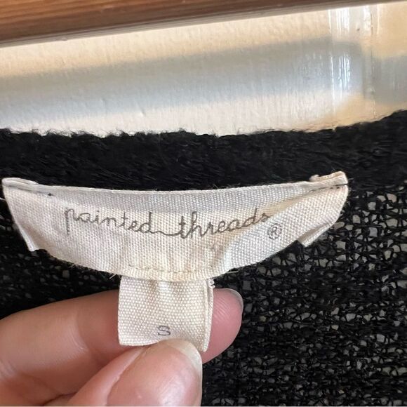 Painted Threads textured short sleeve cardigan - Picture 4 of 5